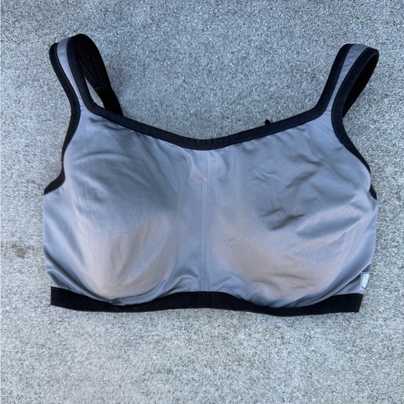 Natori Yogi Contour Underwire Grey Black Sports Bra 38DDD - Picture 5 of 5